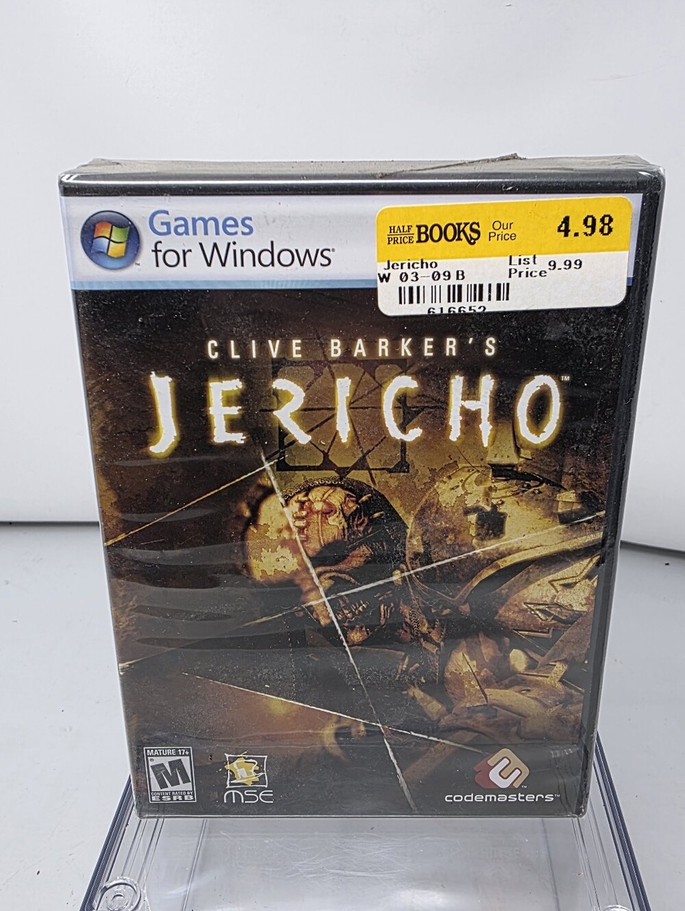 Clive Barker's Jericho PC DVD Game Brand New Factory Sealed Horror FPS 2007